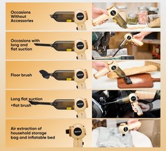 Handheld Vacuum Cleaner Cordless – 18000PA Strong Suction Rechargeable, 3-Spe…