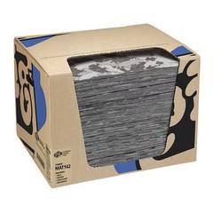 Pig-Sorbent Pad, 26 gal, 16 in x 20 in, Universal, Gray, Polypropylene|122391