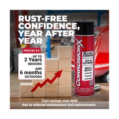 CorrosionX Rust Inhibitor, Industrial-Strength Dielectric Corrosion Preventio…