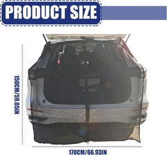 Car Camping Net Accessories Breathable Mesh Car Tent, Compatible with Most