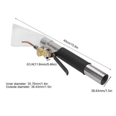 Stainless Steel Carpet Cleaning Wand for Extractors, Furniture & Auto Upholstery