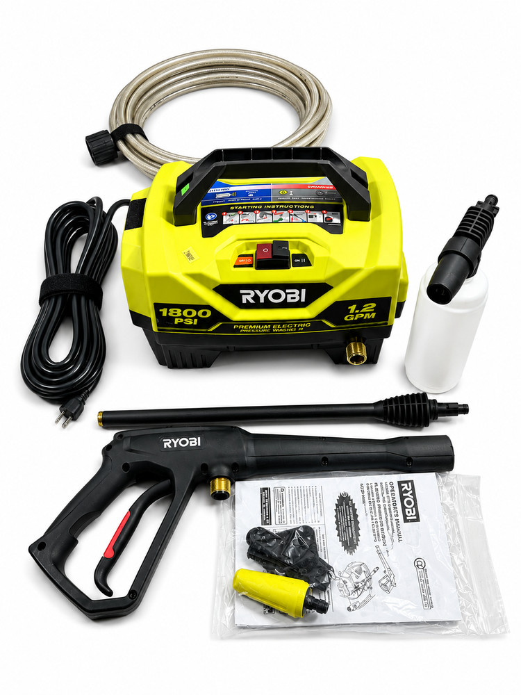 RYOBI RY141802VNM 1800 PSI 1.2 GPM Electric Pressure Washer Store Display NEW
