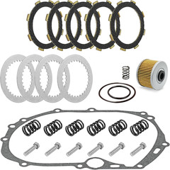 Clutch Kit & Friction Steel Plates with Heavy Duty Gasket & Springs for Kawasaki