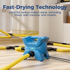 Alorair Wall Cavity Drying System Brushless Motor Airmover for Ceiling Drying