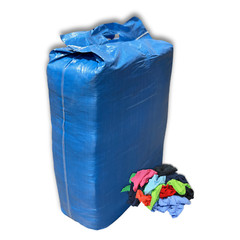 Color Knit T-Shirt 100% Cotton Cleaning Rags 50 lbs. Bag – Multipurpose Cleaning