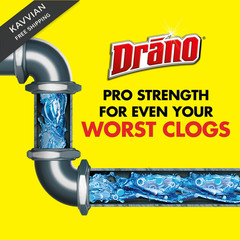 Drano Max Gel Drain Clog Remover and Cleaner for Shower or 42 oz (Pack of 1)