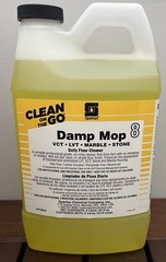 Damp Mop 8 Clean On The Go Film Free Neutral Detergent, Lemon Scent, 8 Liters