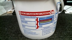 Kimtech 51677 WetTask Wiper Buckets White/Blue. 4PK. 55VP65 👀 GR8 BUY.