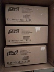 PURELL ES10 8324-E1 Automatic Hand Sanitizer Dispenser Graphite Set Of 3