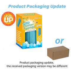 YFUIF 2-Pack Damp Clean Duster Sponge, Magic Sponge Eraser 2PC, Baby Blue