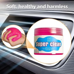 Cleaning Gel, Reusable Vehicle Air Vent Crevice Detailing Putty, Au Color: Red