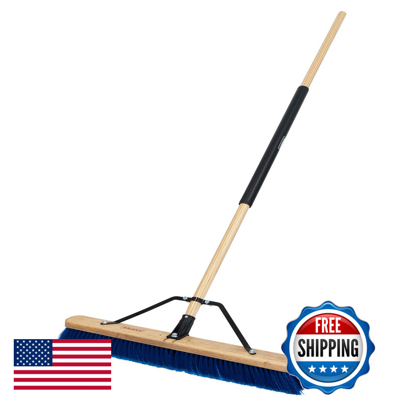 Harper 20201044 24 In. Indoor/Outdoor Dry All-Purpose Push Broom Dual Bristles