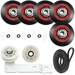 [Upgraded 5-Wheel] 4392067 Dryer Repair Kit & W10837240 Idler 27 inches