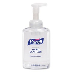 PURELL 500904CT 515 mL Pump Bottle Hand Sanitizer Foam – Fragrance-Free 4/CT New