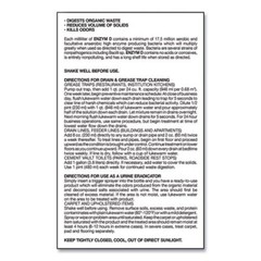 Box of 9 – 32oz Big D Industries Enzym D Digester Liquid Lemon Deodorant, New S3