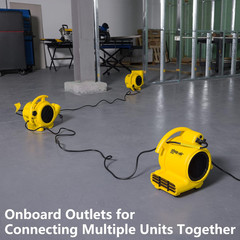 1032005 Professional® 500 Max CFM Air Mover, 12 Ft Cord, 3 Drying Settings, Ligh