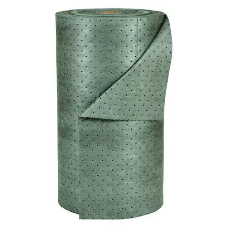 Brady Mro30p Sorbent Roll, 49 Gal, 30 In X 150 Ft, Universal, Gray,
