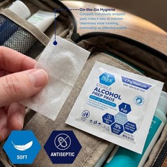 Sterile Alcohol Prep Pads, 70% Isopropyl, 200 Count (Pack of 1)