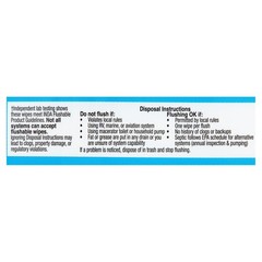 Flushable Wipes Fresh Scent 5 Packs of 48 Wipes 240 Total Wipes