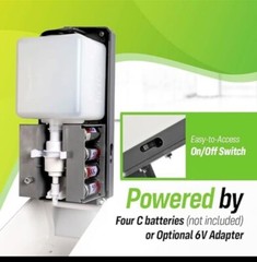Alpine Industries 430-L-S Automatic Hand Soap, Other Gel Dispenser with Stand