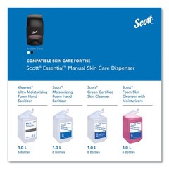 Scott 92145 1000 mL Essential Manual Skin Care Dispenser – Black New