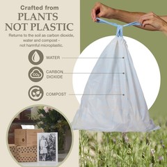 The Gardener’S Daughter The Gardeners Daughter Compostable 4 Gallon Trash Bags