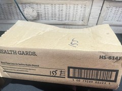 HEALTH GARDS, HS-6141, Waxed Paper Liners for Sanitary Napkin Disposal, 150CT(K7