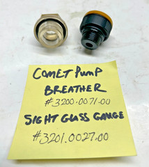 COMET AXD / BXD Pump Breather and sight Glass – USED