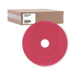 Boardwalk 4019RED 19 in. Diameter Buffing Floor Pads – Red (5/Carton) New