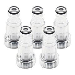 Water Inlet Filter Transparent plastic Replacement tool 5pcs Accessories