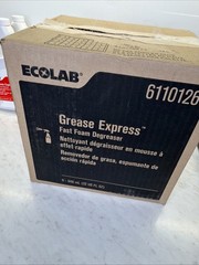 Ecolab 6110126 Grease Express Fast Foam Degreaser 32 oz Six Pack