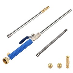 YunGuoGuo High Pressure Power Washer Sprayer Wand with 39 inches, Blue-Extend