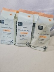 6 Biom Fresh Citrus Disinfecting Wipes 60 Count Refill Packs Compostable 🟢