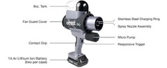 Emist EPIX360 Electrostatic Disinfectant Sprayer Cordless Handheld-(BRAND NEW)