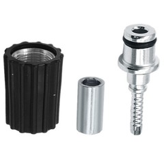 High Pressure Washer Hose Repair Kit, Washers 15 inches, Silver Black