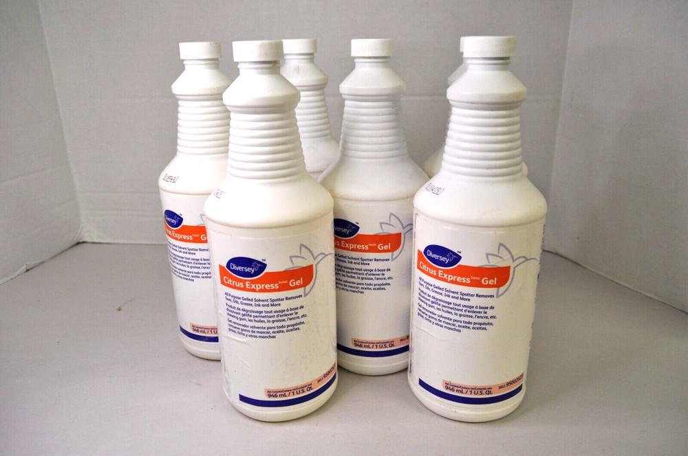 Diversey 95002523 946 ml Citrus Express Gel Spotter (6 Bottles) New