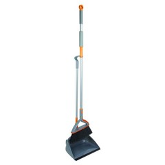 Casabella Quick N Easy Upright Broom And Dustpan Set Multi-Surface For Tile
