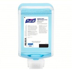 PURELL 8385-02 1,200 mL Healthy Soap Refill – Fragrance-Free 2 Pack Open Box New