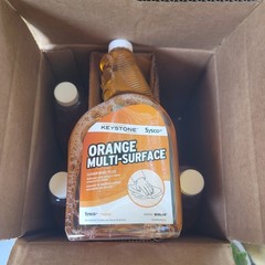[Lot of 4] Ecolab Orange Multi-Surface Cleaner 6100063 Industrial Commercial