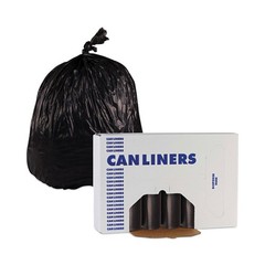 Boardwalk 385814K 38″ x 58″ 60 gal High-Density Can Liners – Black (200/CT) New