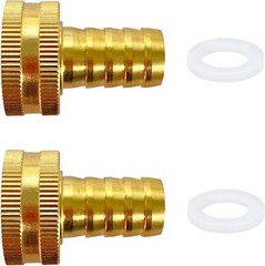 YOUHO Garden Hose 1/2 4PCS Female thread, 3/4GHT(F) to Barb