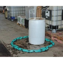 Brady Haz412 Sorbent Sock, 12 Gal, 3 In X 48 In, Harsh Chemicals, Green, 12 Pk