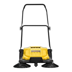 VEVOR Walk-Behind Floor Sweeper Manual Hand Push Sweeper 25.6″ Sweeping Width