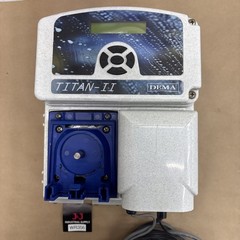 Pre Owned DEMA Titan II Warewash Dispenser for 1 Chemical, Pump Fast Shipping.
