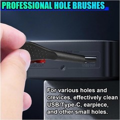 10PCS Car Detailing Brush Kit, Nylon Anti-Static Car Interior Cleaning Tools, Po