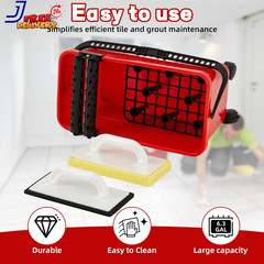 6 Gallon Grout Cleaning System Grouting Bucket Sponge and Rubber Trowel Grout Cl