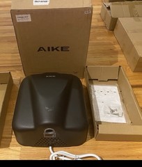 AIKE Elephant Power Commercial Hand Dryer High Speed Auto Matte Black AK2812