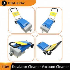 Wire Type Commercial Escalator Cleaner Automatic Step Cleaning Machine 110V 20L