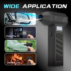 KMDODO Electric Air Duster with Light – 130000RPM Cordless Blower for SUP…