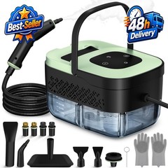 WSRYYCC Portable Steam Cleaner with 16 Accessories, 15s Heat-Up